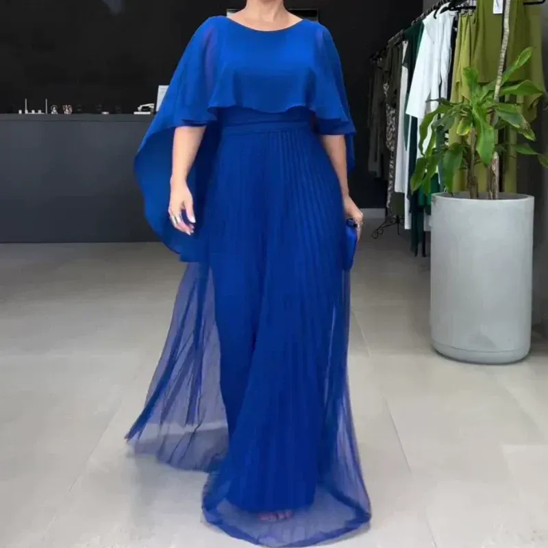 🔥2025 HOT SALE🔥 Comfortable Plus-Size Dress with Shawl Sleeves