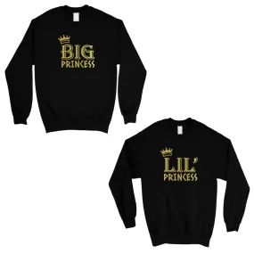 Big Little Princesss-GOLD Unisex Crewneck Sweatshirt Splendid Cool