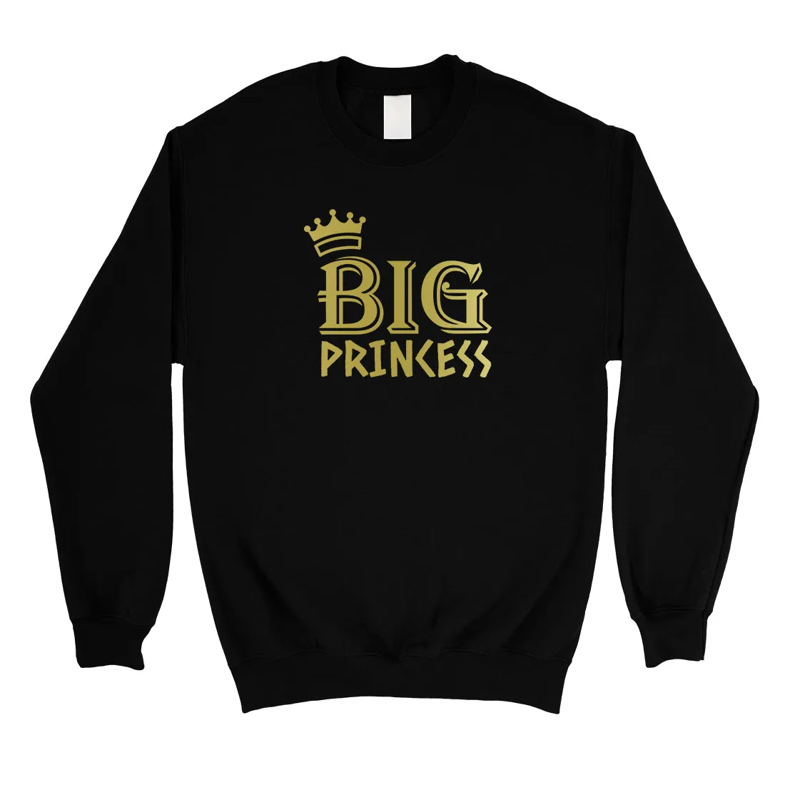 Big Little Princesss-GOLD Unisex Crewneck Sweatshirt Splendid Cool