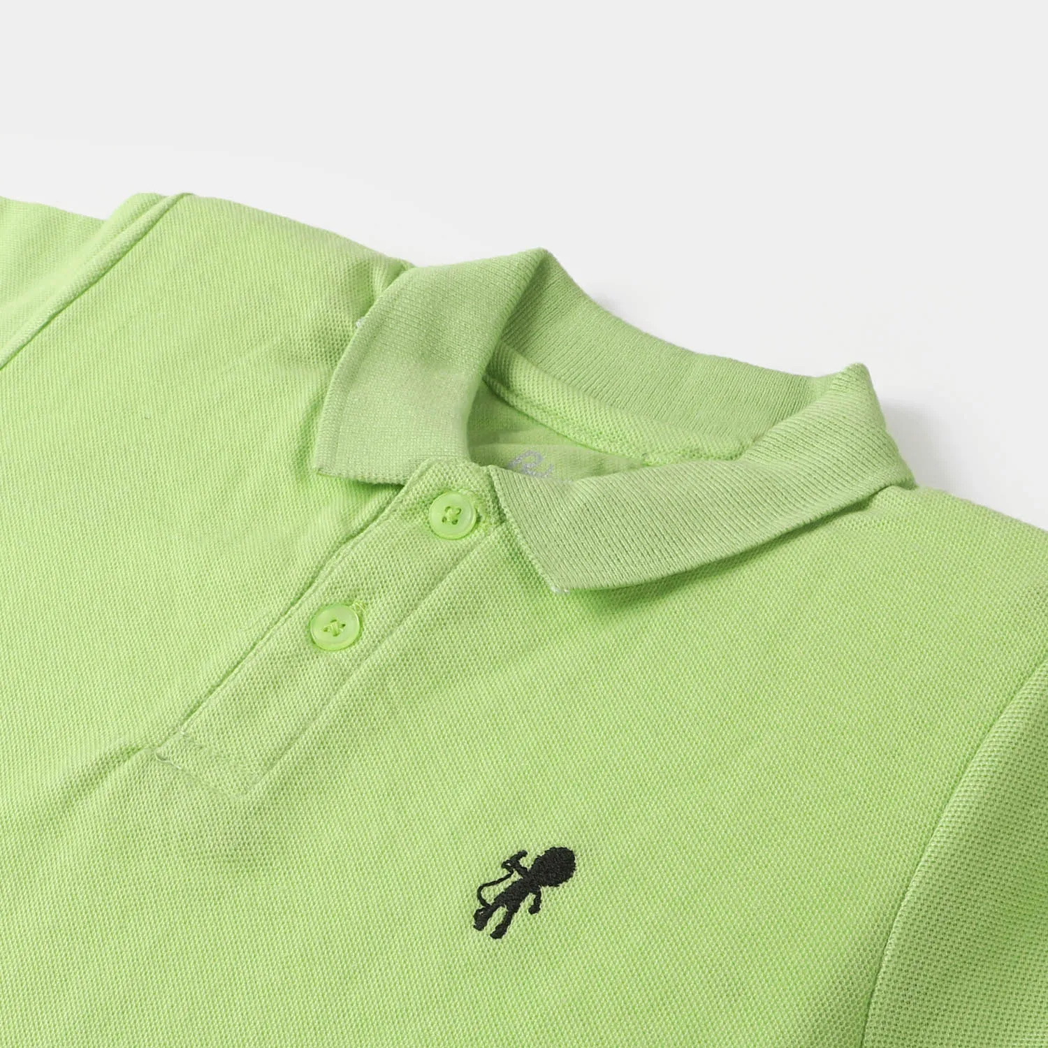 Boys Basic Polo T-Shirt - Sharp Green