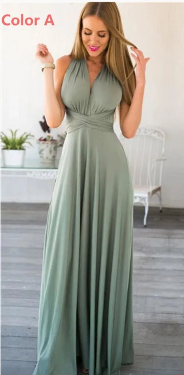 Charming Comfortable Convertible Bridesmaid Dresses, PD0375