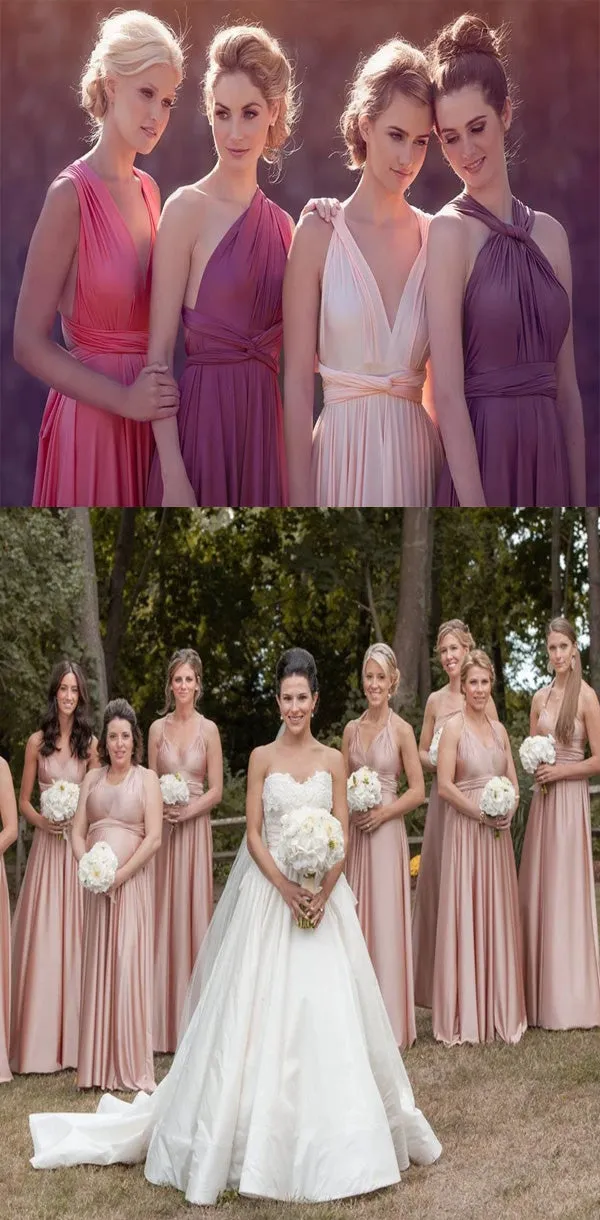 Charming Comfortable Convertible Bridesmaid Dresses, PD0375