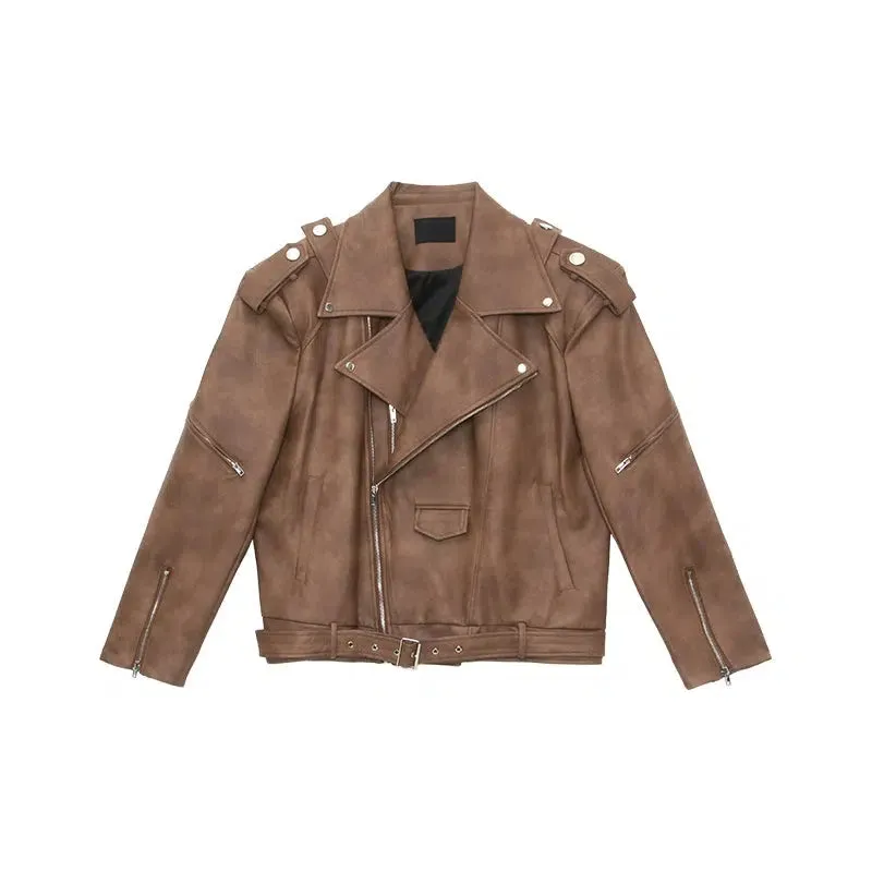 Classic Leather Motorcycle Jacket