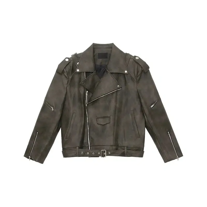 Classic Leather Motorcycle Jacket