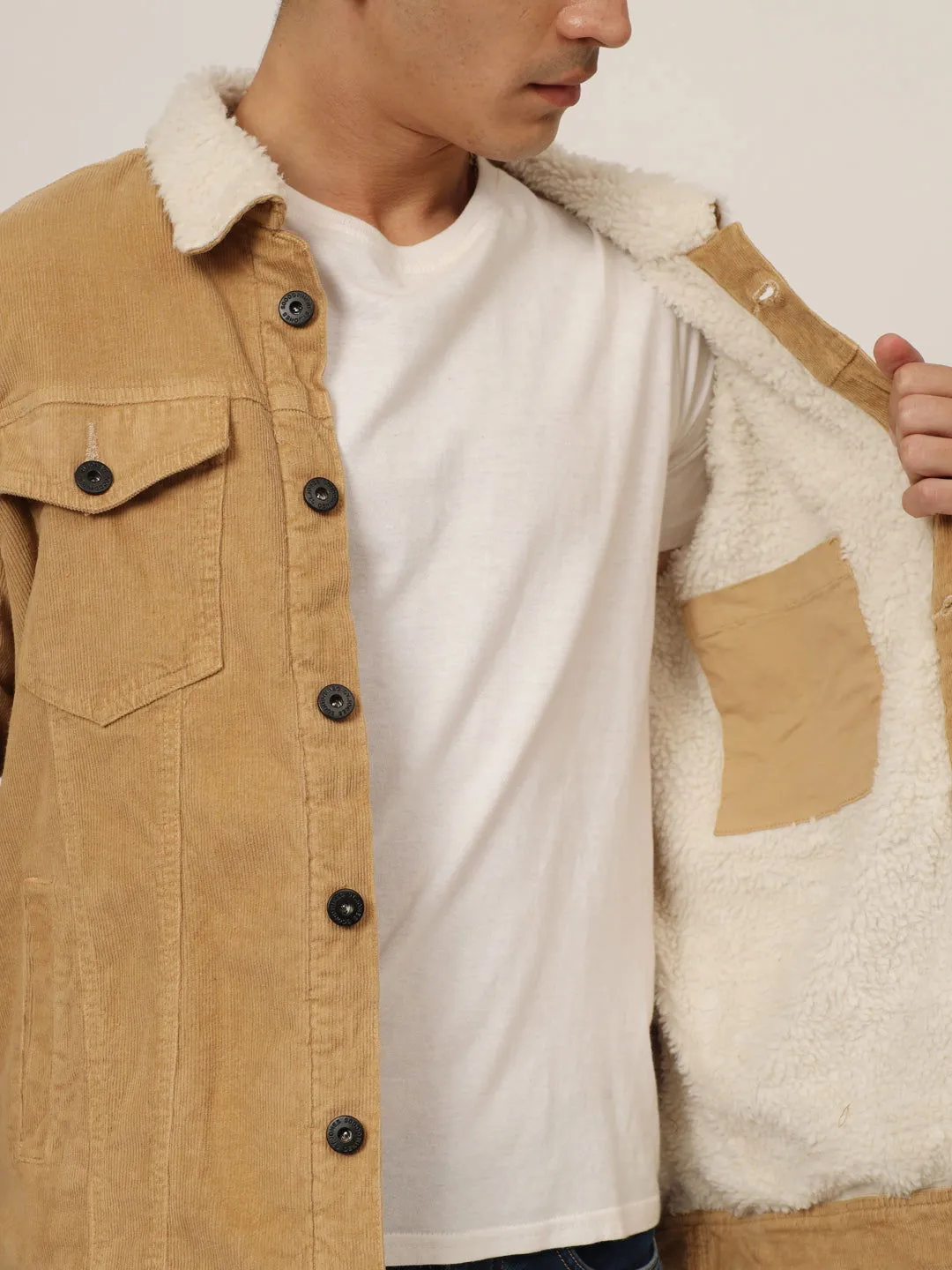 Cream corduroy jacket