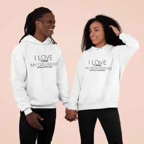 Cute Couple Gift Idea: I Love My Girlfriend/Boyfriend Matching Outfits Set