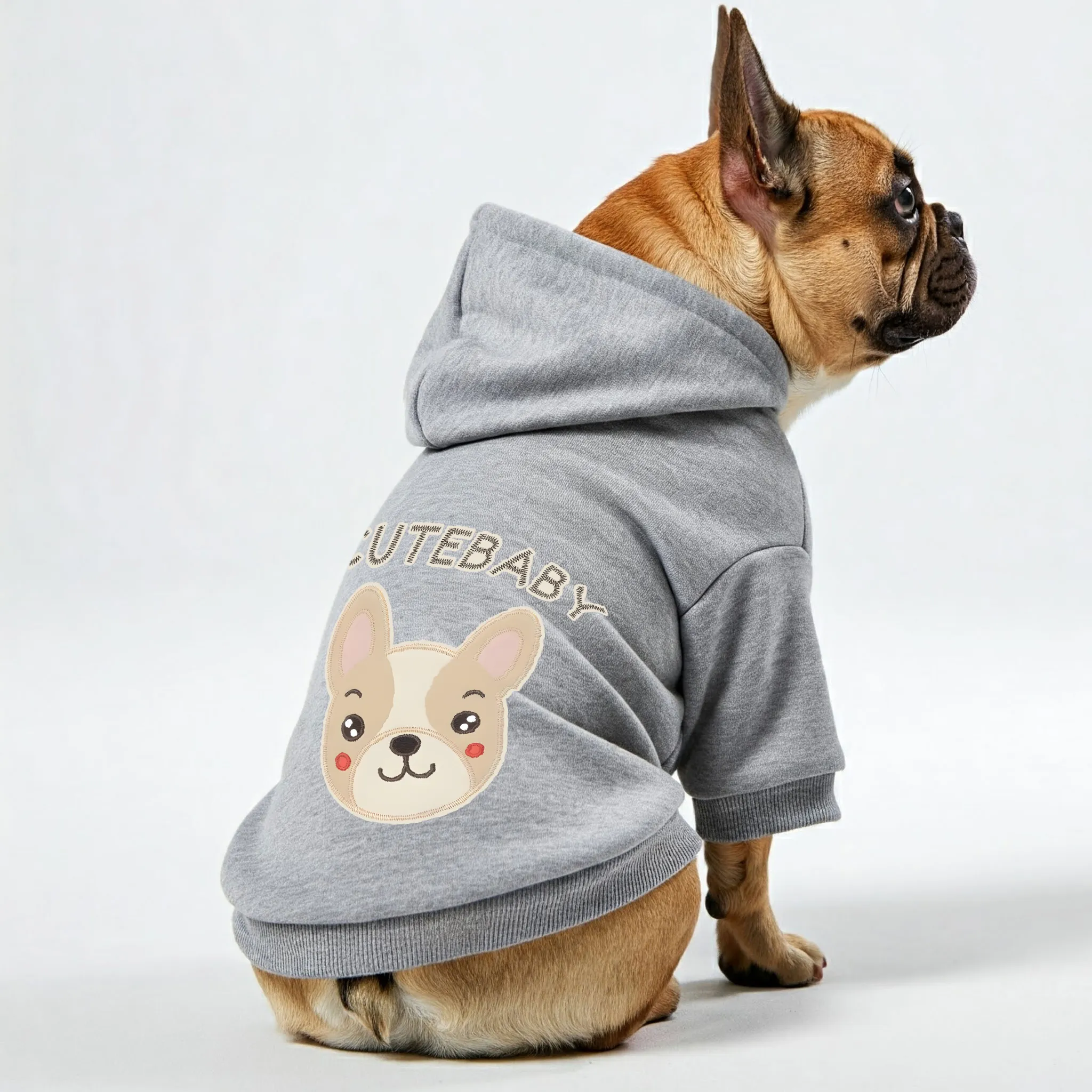 CUTEBABY - Personalized French Bulldog Hoodies with Funny Quotes – Stylish, Cozy, and Premium 100% Cotton