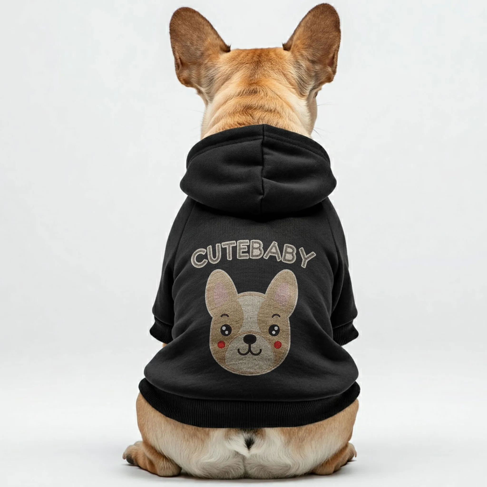 CUTEBABY - Personalized French Bulldog Hoodies with Funny Quotes – Stylish, Cozy, and Premium 100% Cotton