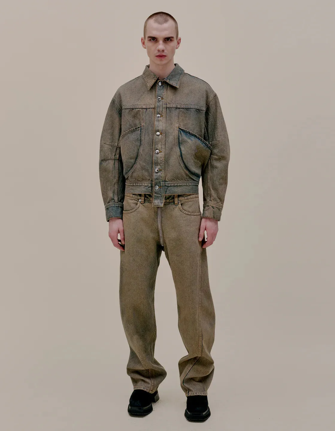 Eckhaus Latta EL JACKET REDUX IN SAND