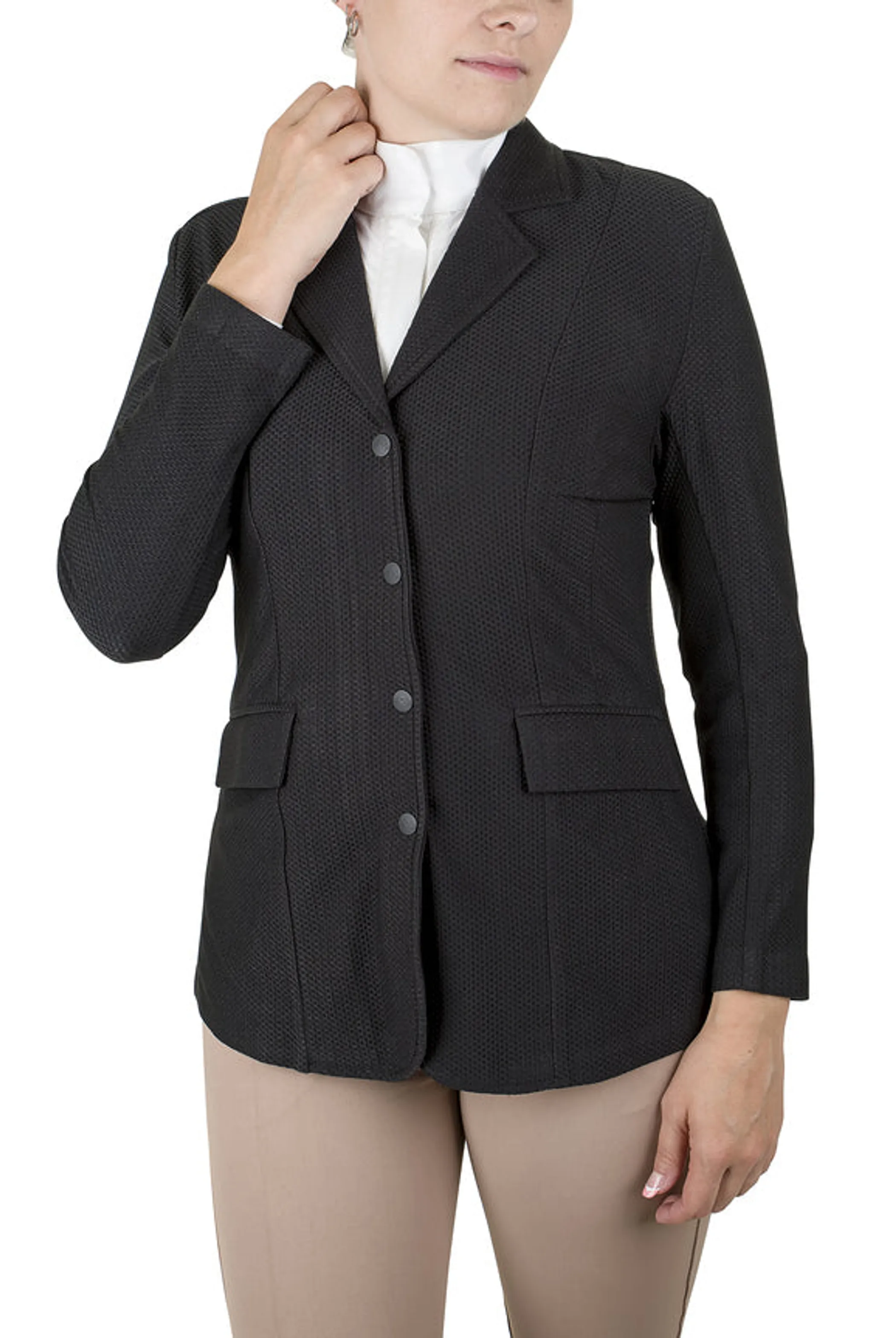 Equine Couture Women EquiVent 4-Snap Button Show Coat