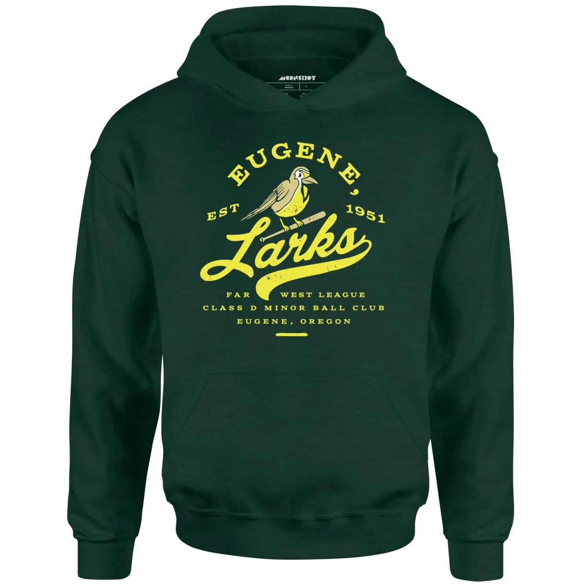 Eugene Larks - Oregon - Vintage Defunct Baseball Teams - Unisex Hoodie