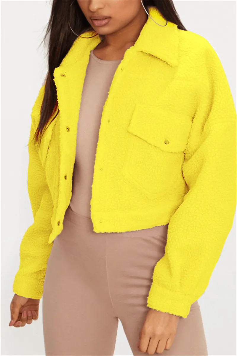 Fashion Casual Solid Color Classic Coats