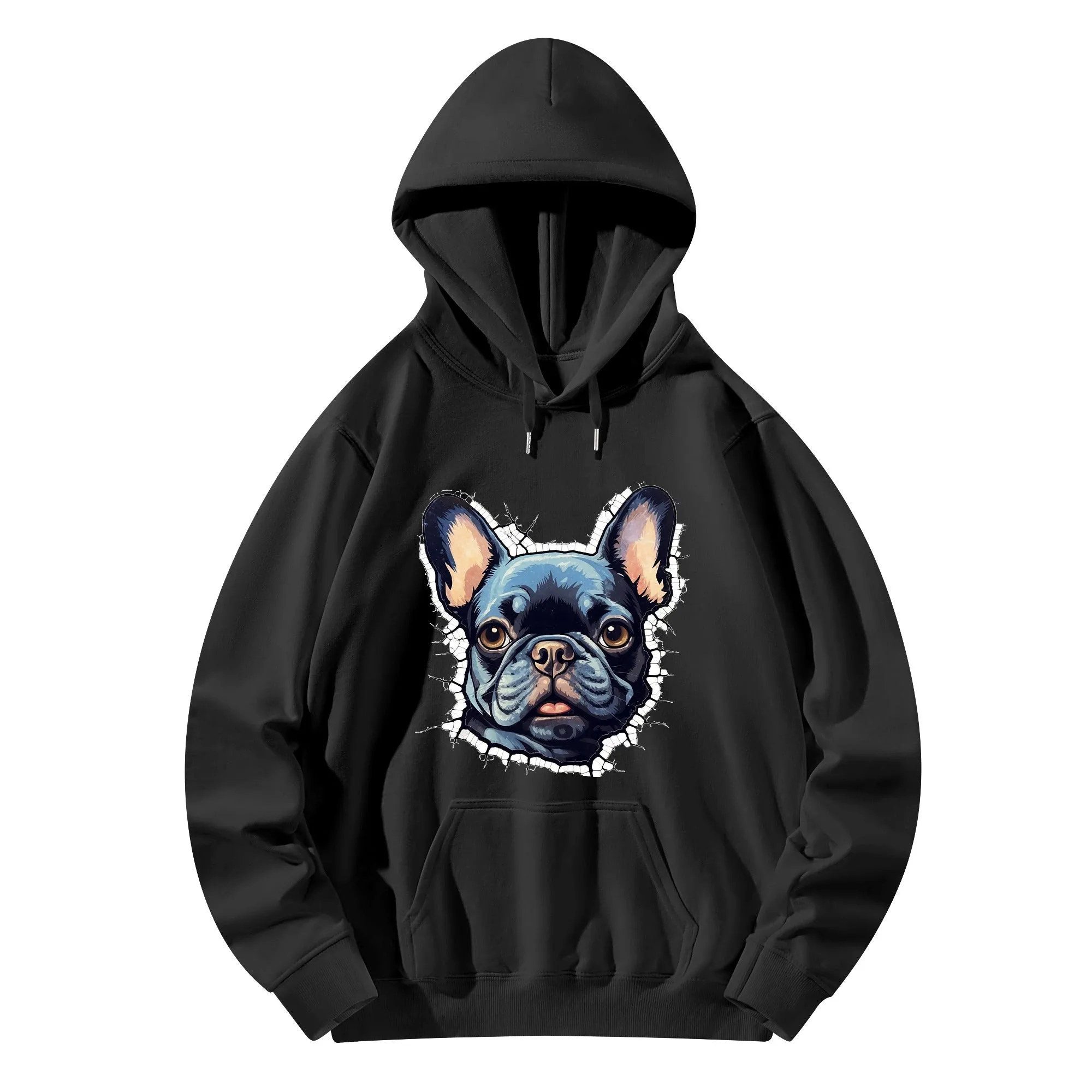 Frenchie passion - Unisex Cotton Hoodie