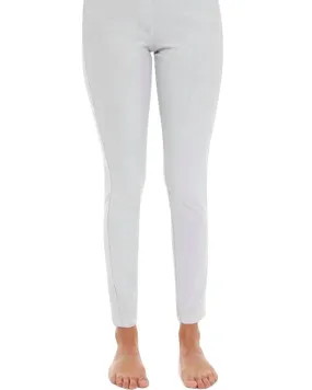 High Rise Capri In Light Gray | Light Gray