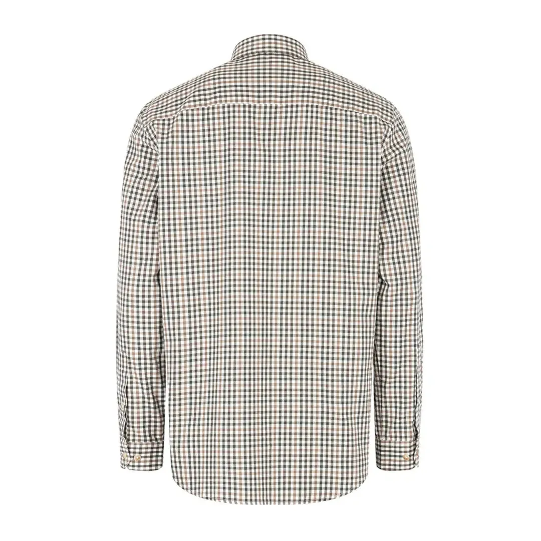 Hoggs of Fife Garvock Cotton Twill Herringbone Check Shirt