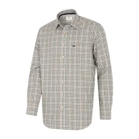 Hoggs of Fife Garvock Cotton Twill Herringbone Check Shirt