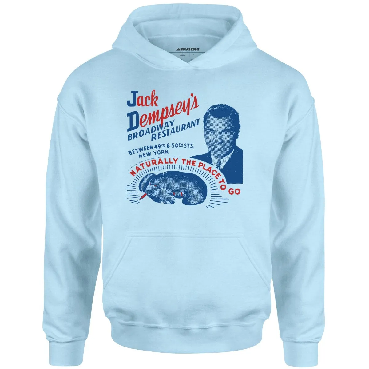 Jack Dempsey's v1 - Manhattan, NY - Vintage Restaurant - Unisex Hoodie