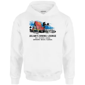 Julian's Dining Lounge - Ormond Beach, FL - Vintage Restaurant - Unisex Hoodie