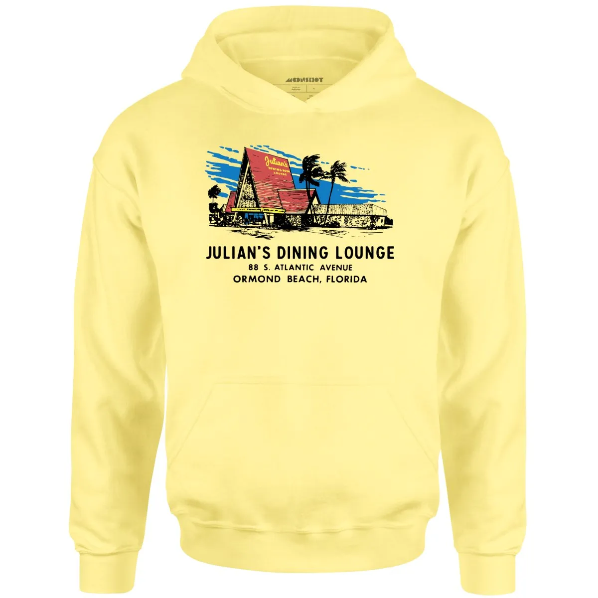 Julian's Dining Lounge - Ormond Beach, FL - Vintage Restaurant - Unisex Hoodie