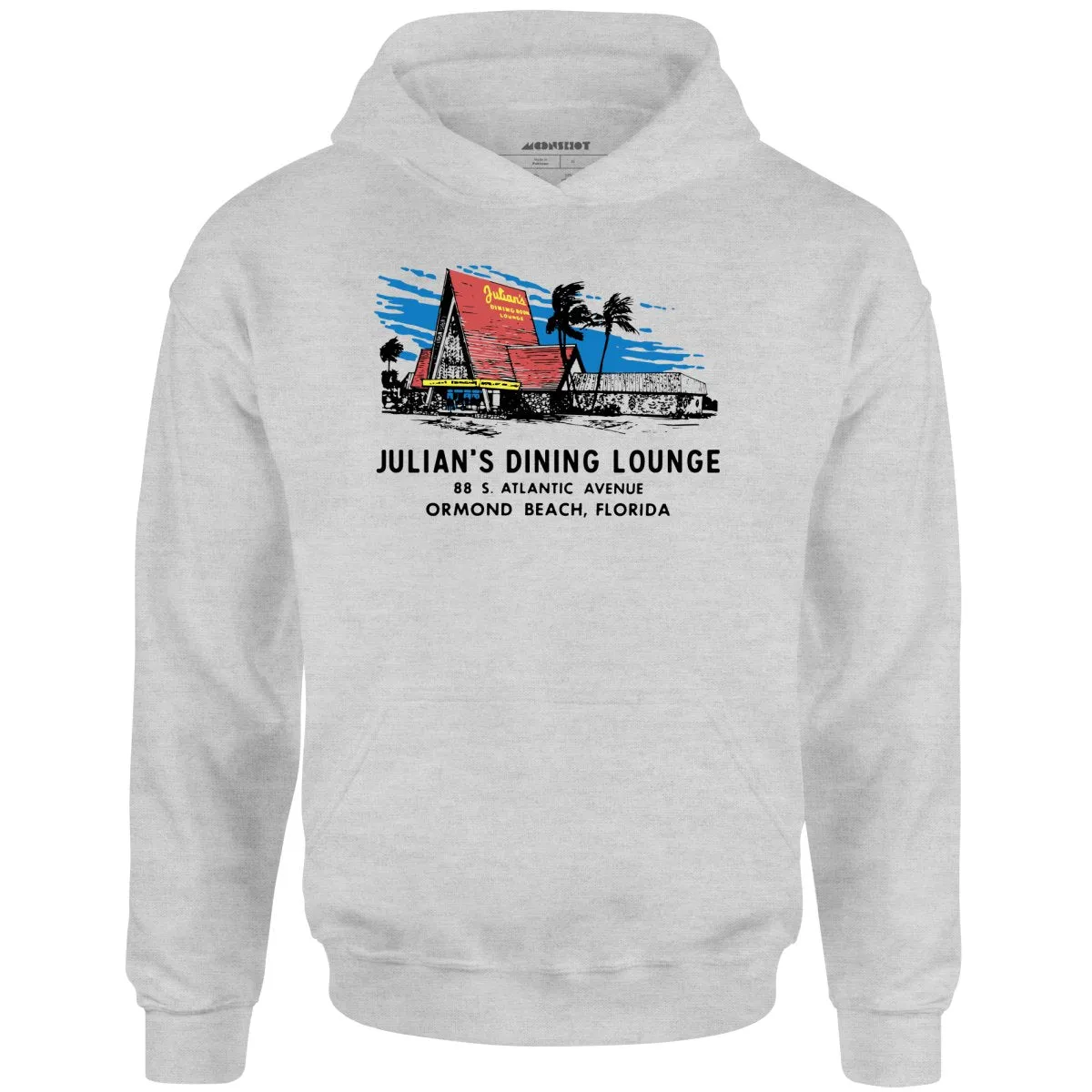 Julian's Dining Lounge - Ormond Beach, FL - Vintage Restaurant - Unisex Hoodie