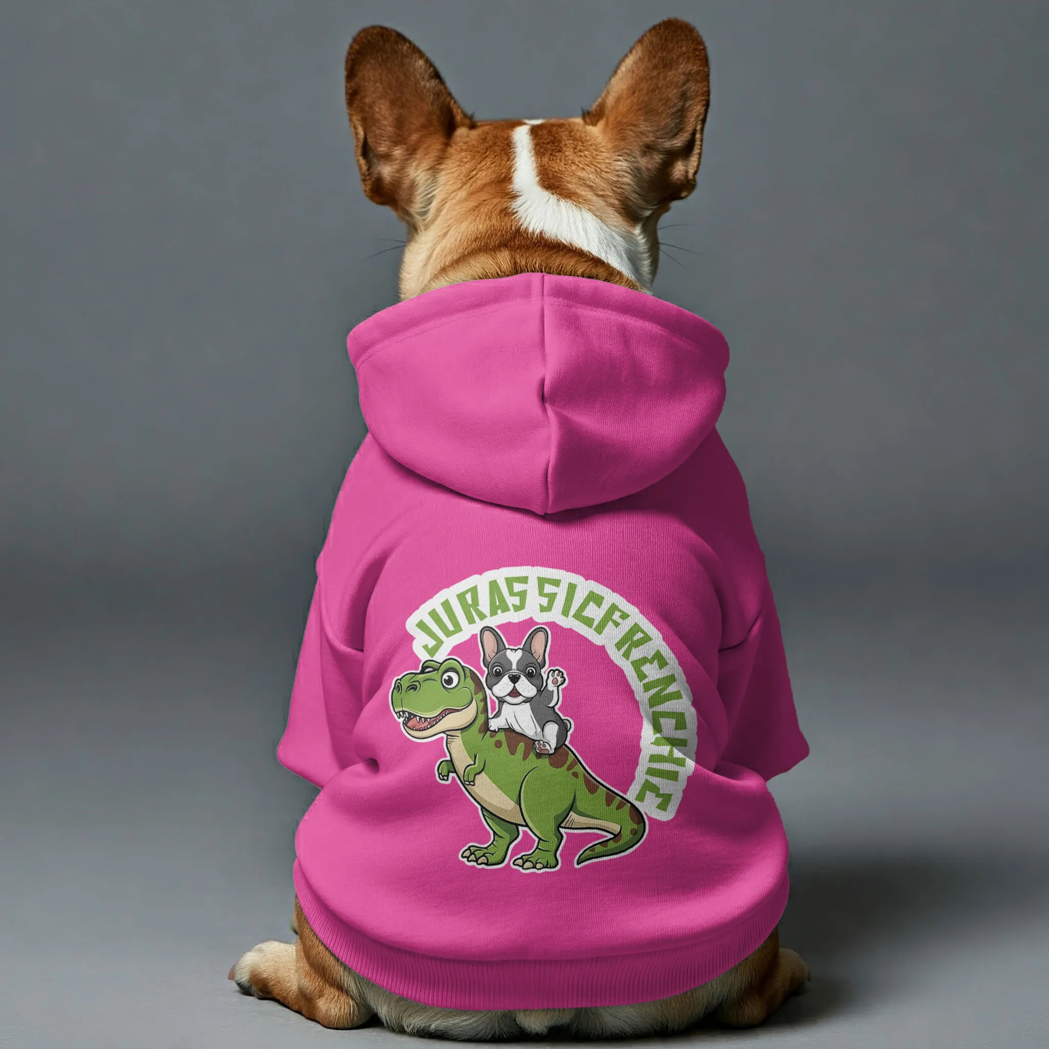 JurassicFrenchie - Personalized French Bulldog Hoodies with Funny Quotes – Stylish, Cozy, and Premium 100% Cotton