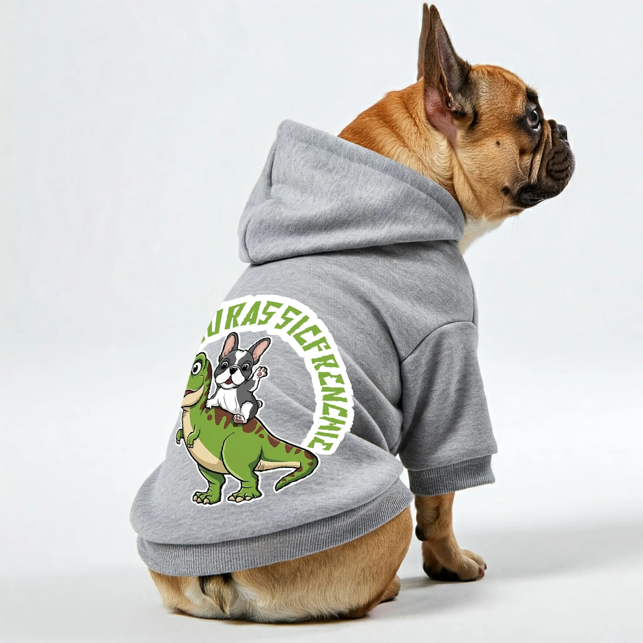 JurassicFrenchie - Personalized French Bulldog Hoodies with Funny Quotes – Stylish, Cozy, and Premium 100% Cotton