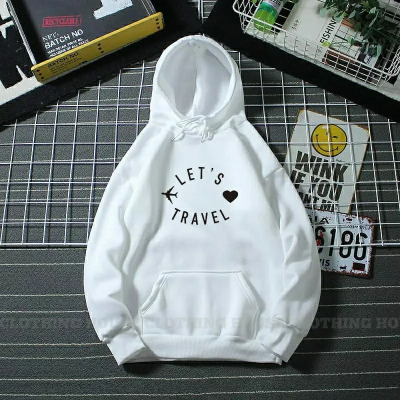 Let's travel hoodie