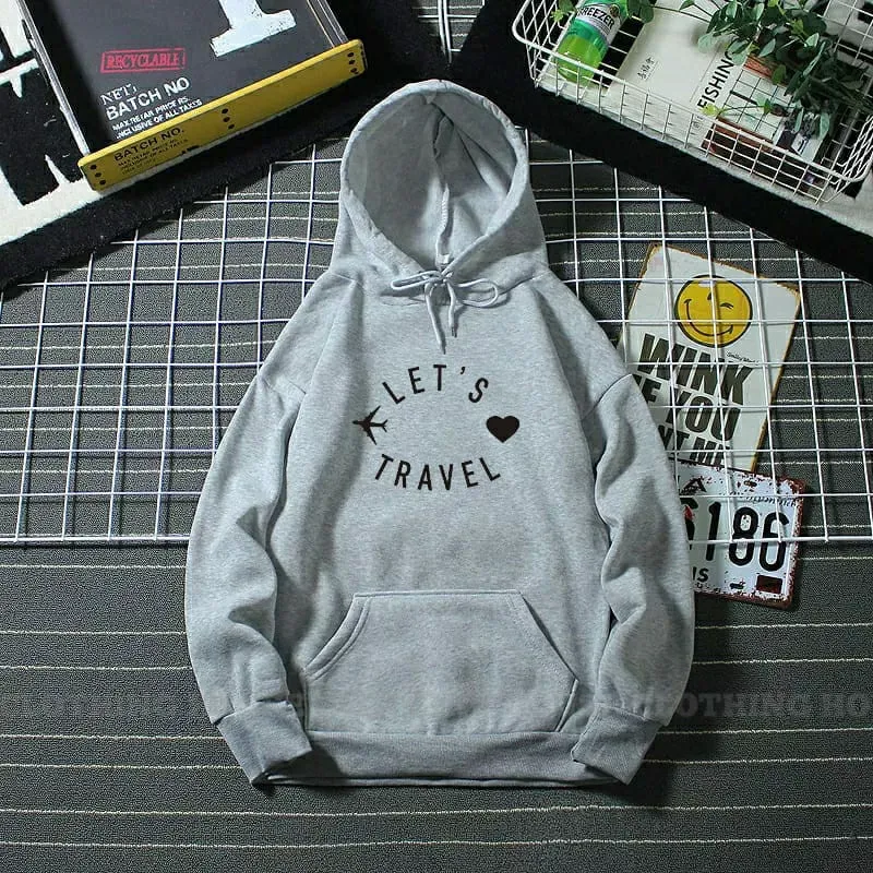 Let's travel hoodie