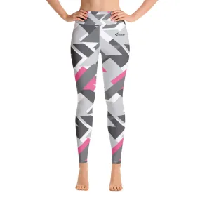 Light Grey & Pink | Yoga Leggings