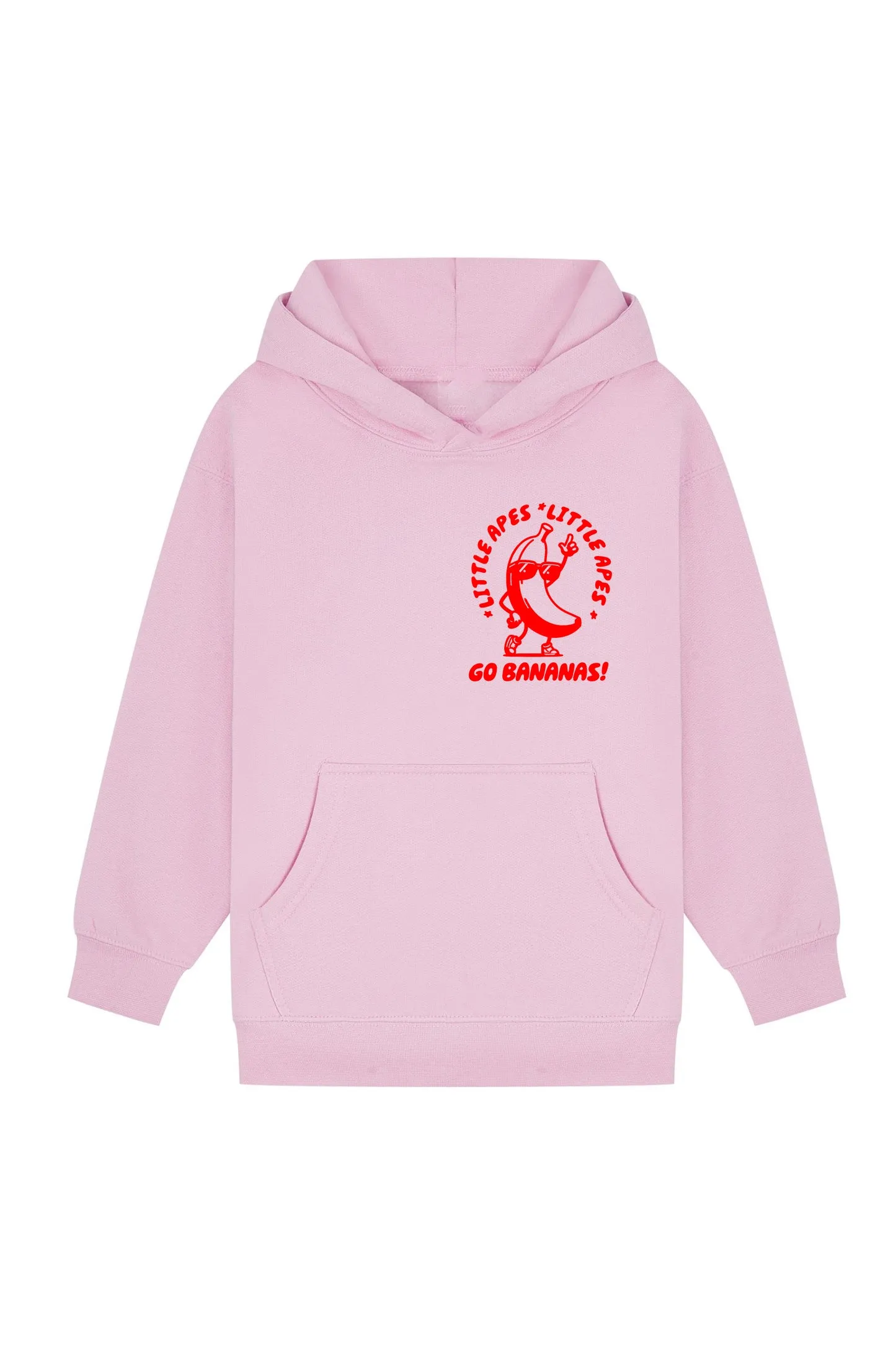 Little Apes Go Bananas! Hoodie - Light Pink