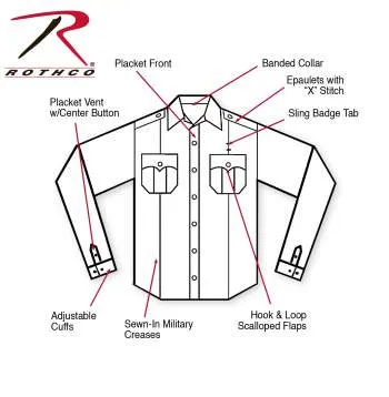 Long Sleeve Uniform Shirt