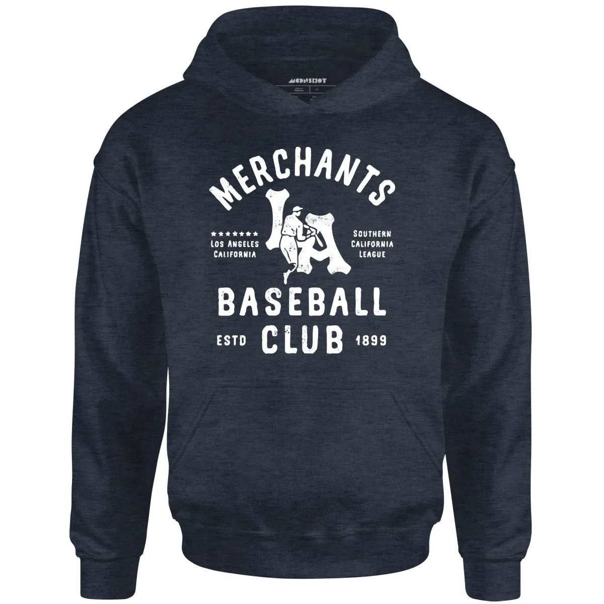 Los Angeles Merchants - California - Vintage Defunct Baseball Teams - Unisex Hoodie