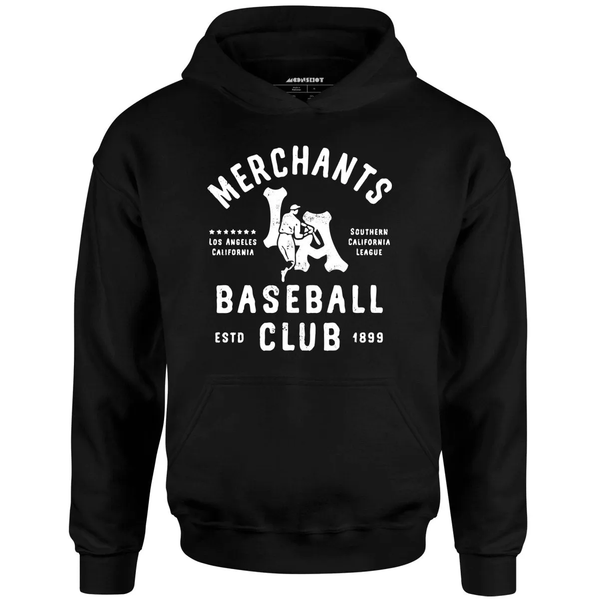 Los Angeles Merchants - California - Vintage Defunct Baseball Teams - Unisex Hoodie