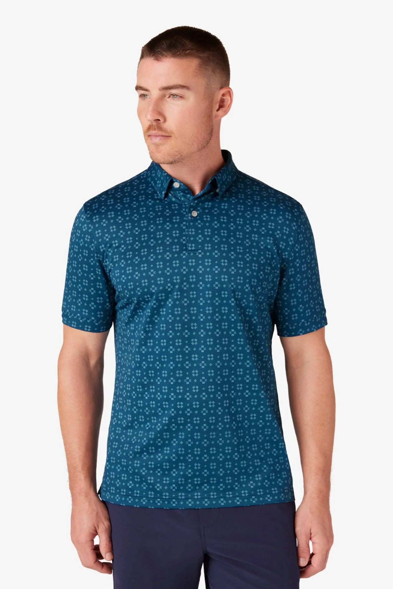 Mizzen   Main Teal Dream Halyard Polo (30% Off Sale!)