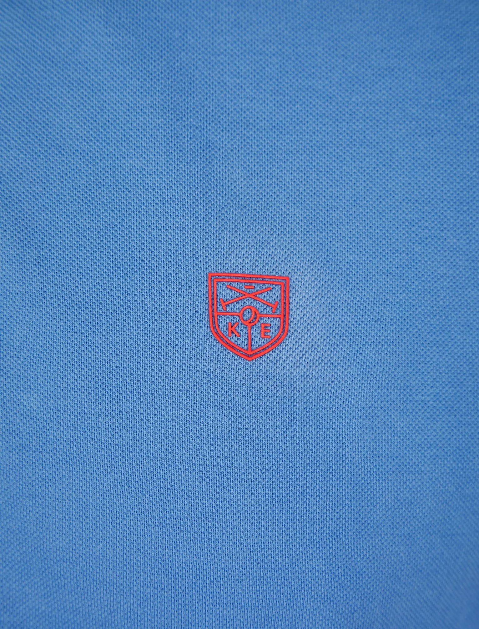 Moore (2 Pack) Cotton Pique Polo Shirt in Blue Yonder / Cayenne - Kensington Eastside