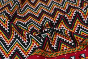 Multi Colour Cotton Fabric