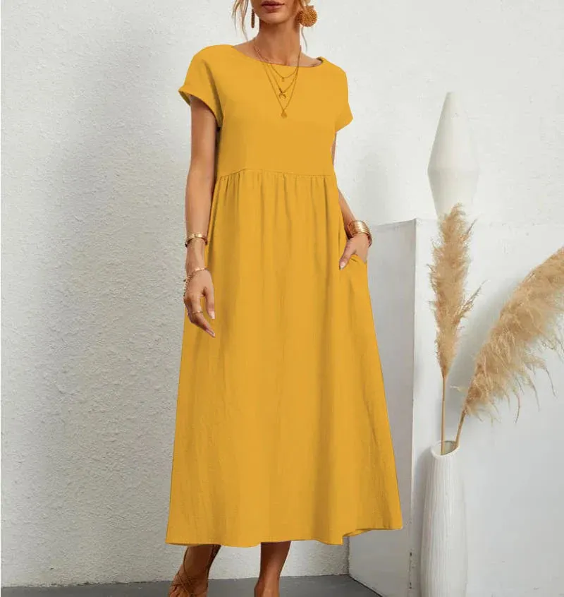 Nerida - Comfortable Loose Long Dress for Women