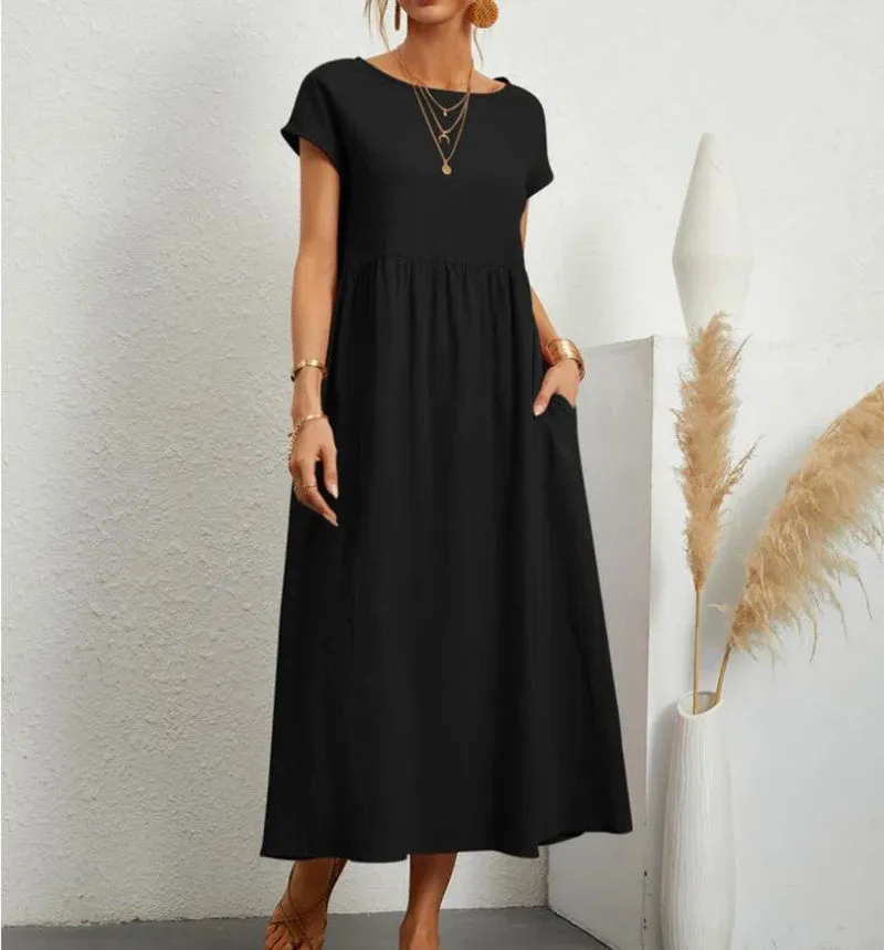 Nerida - Comfortable Loose Long Dress for Women