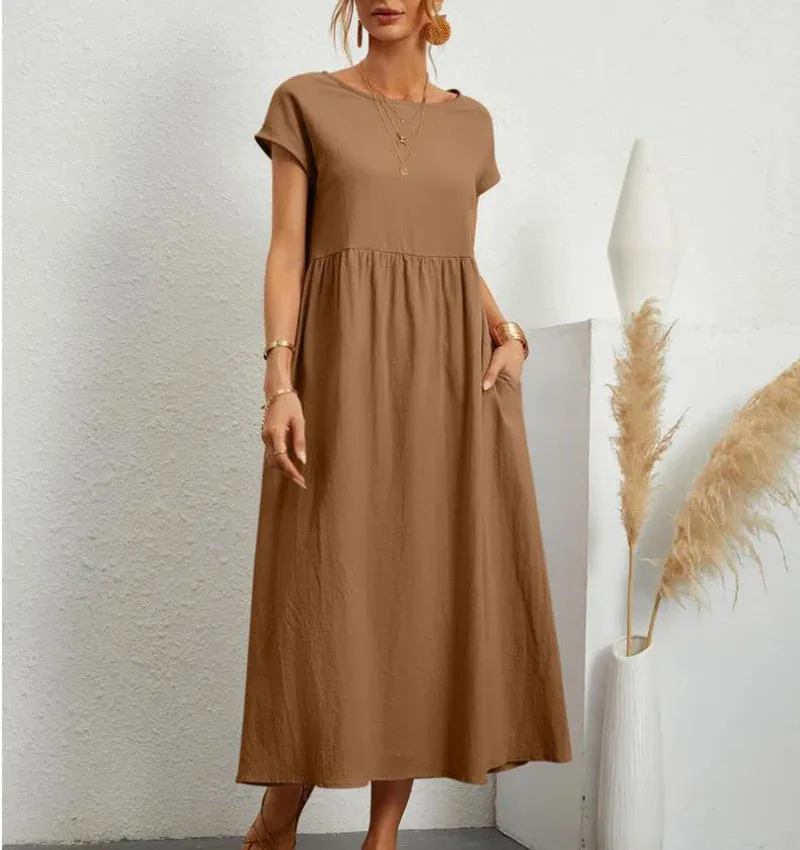 Nerida - Comfortable Loose Long Dress for Women