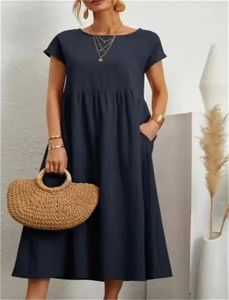 Nerida - Comfortable Loose Long Dress for Women