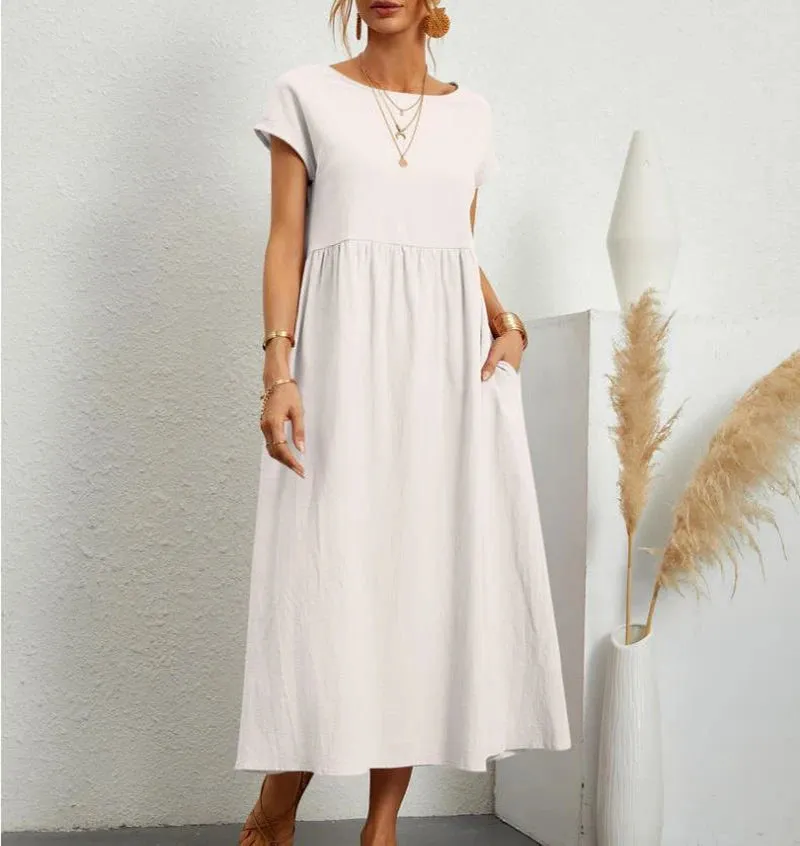 Nerida - Comfortable Loose Long Dress for Women