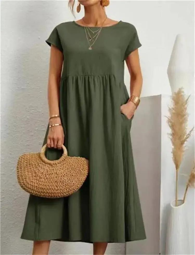 Nerida - Comfortable Loose Long Dress for Women