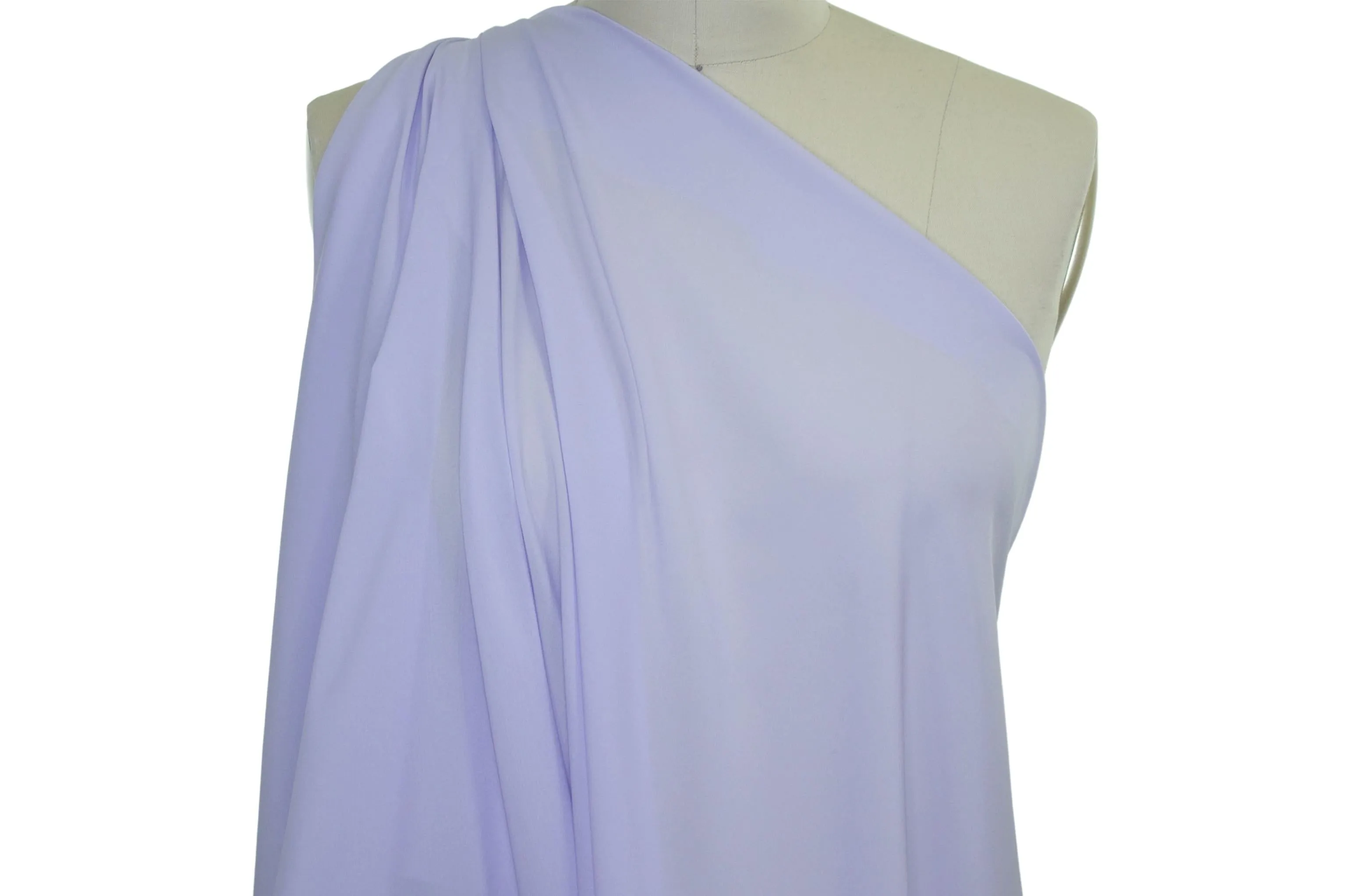 NY Designer Stretch Pongee Lining - Purple Haze