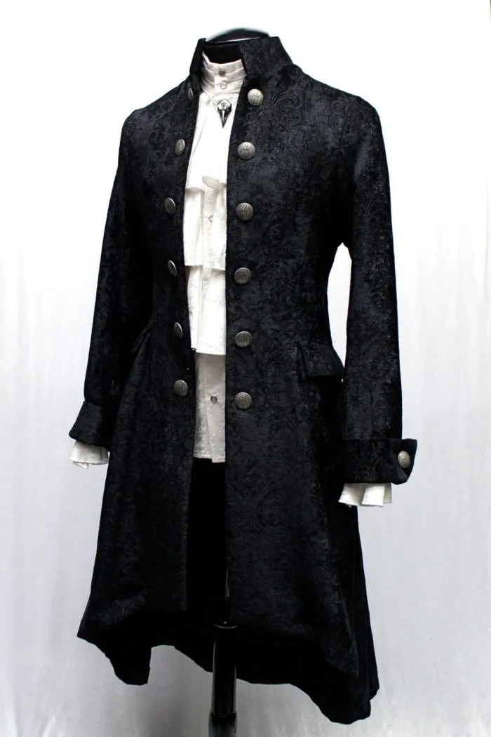 ORDER OF THE DRAGON COAT - BLACK VELVET BROCADE