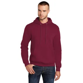 Port & Company® Core Fleece Pullover Hooded Sweatshirt - Cardinal