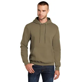 Port & Company® Core Fleece Pullover Hooded Sweatshirt - Coyote Brown