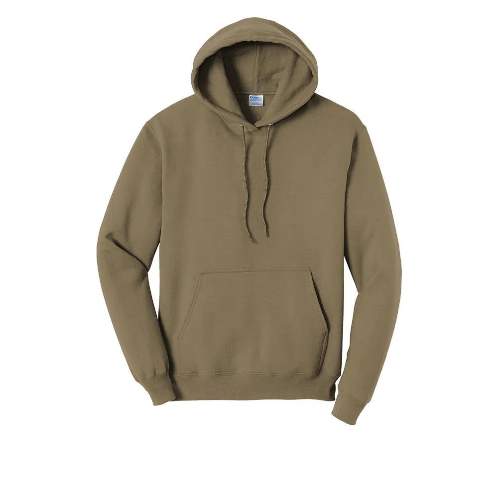 Port & Company® Core Fleece Pullover Hooded Sweatshirt - Coyote Brown