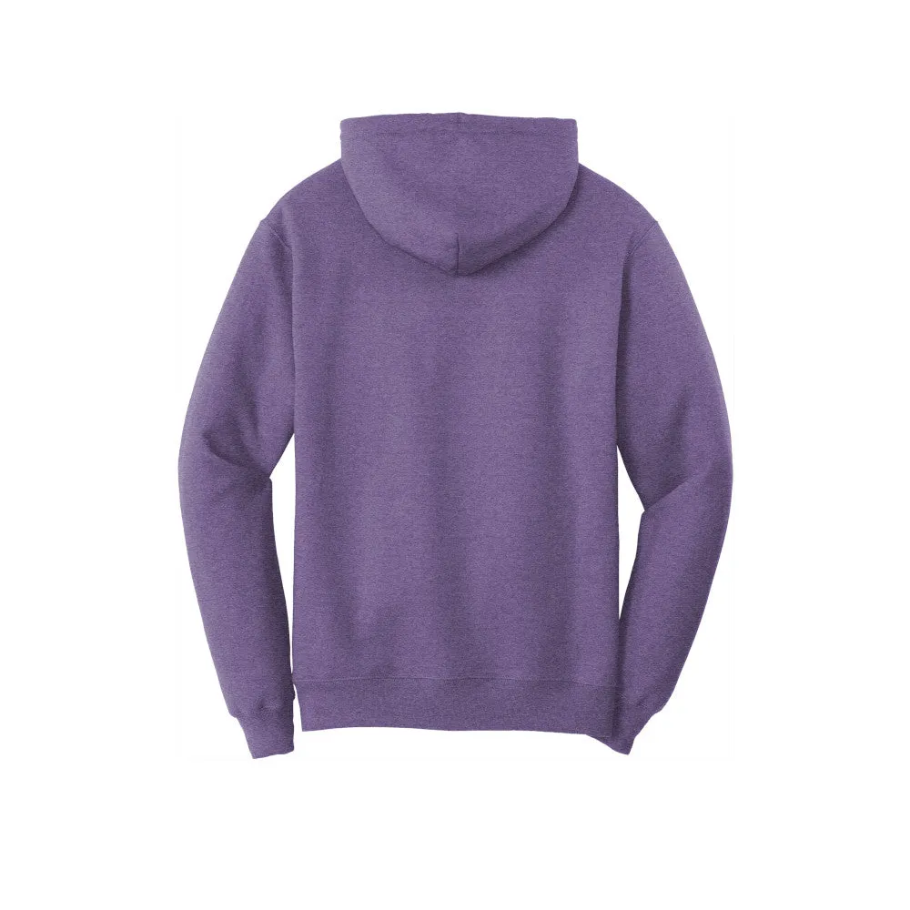 Port & Company® Core Fleece Pullover Hooded Sweatshirt - Heather Purple