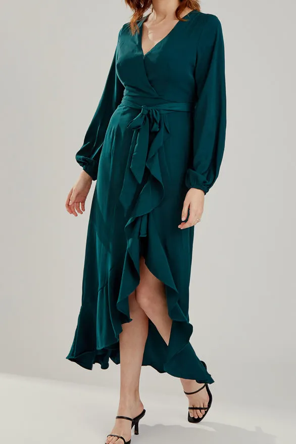 Pristine Ruffle Layered Dress