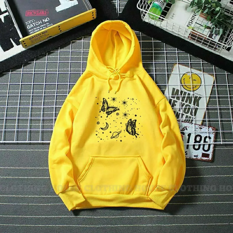 Saturn butterfly hoodie